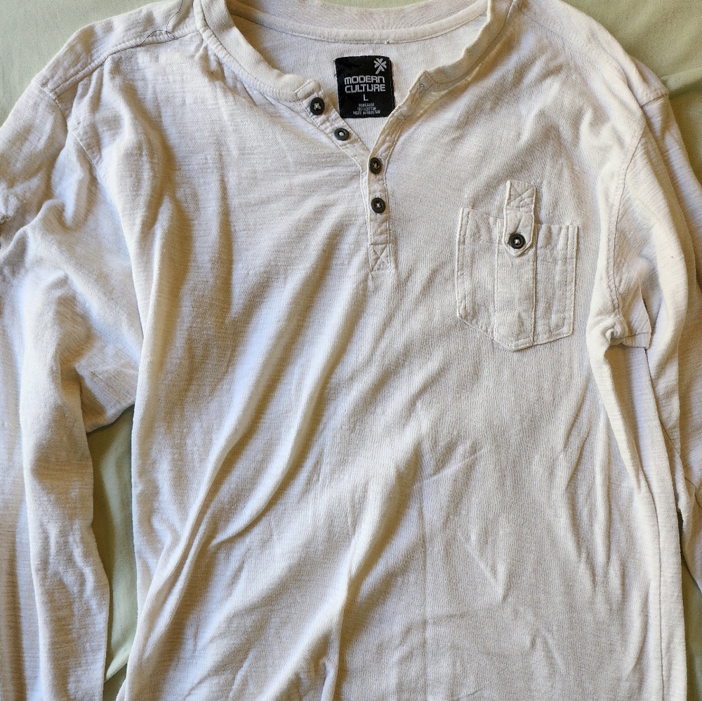 Long sleeve white shirt